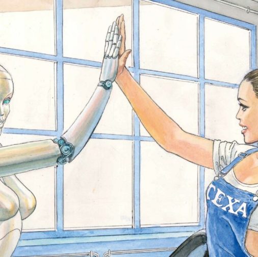 THE PARTNERSHIP BETWEEN TEXA AND MILO MANARA CONTINUES WITH THE 2025 CALENDAR DEDICATED TO THE WORLD OF WORKSHOPS